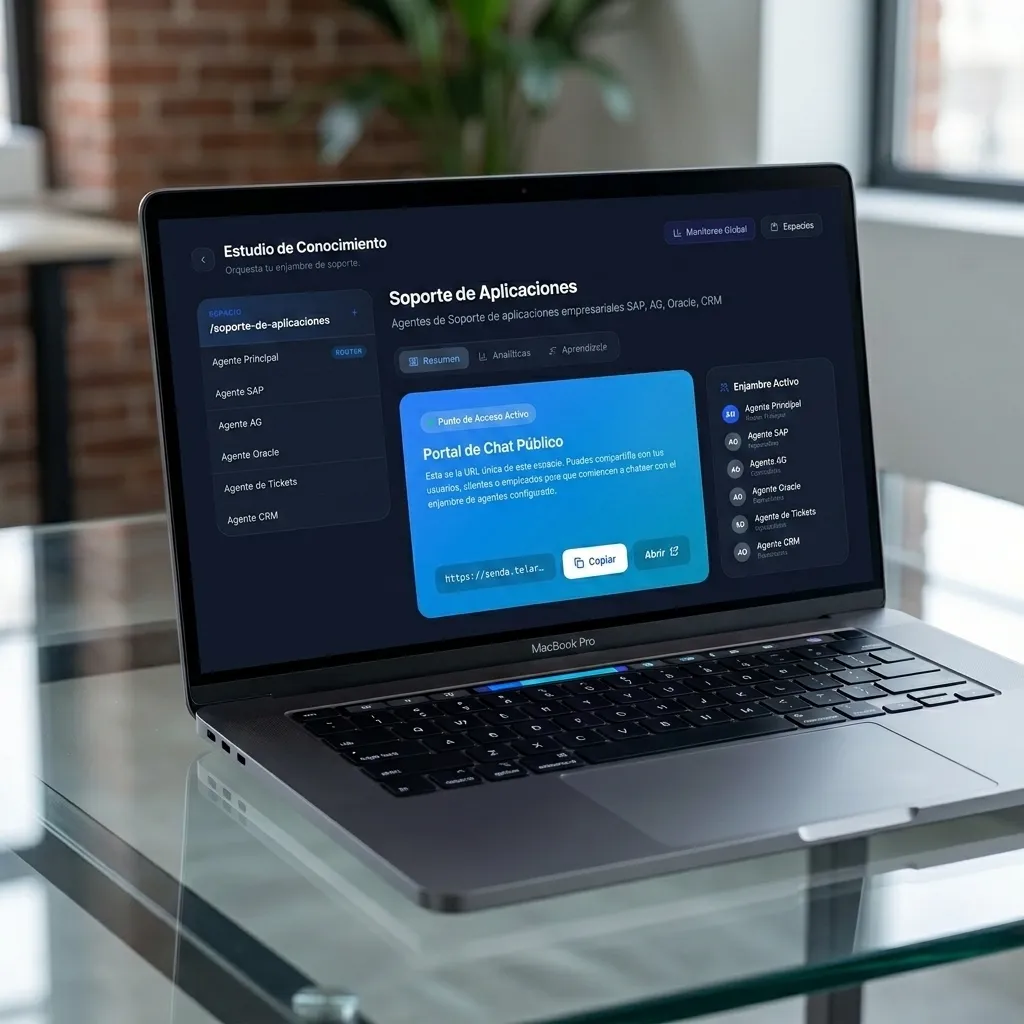 Senda Enterprise AI — agent platform supervised by your team